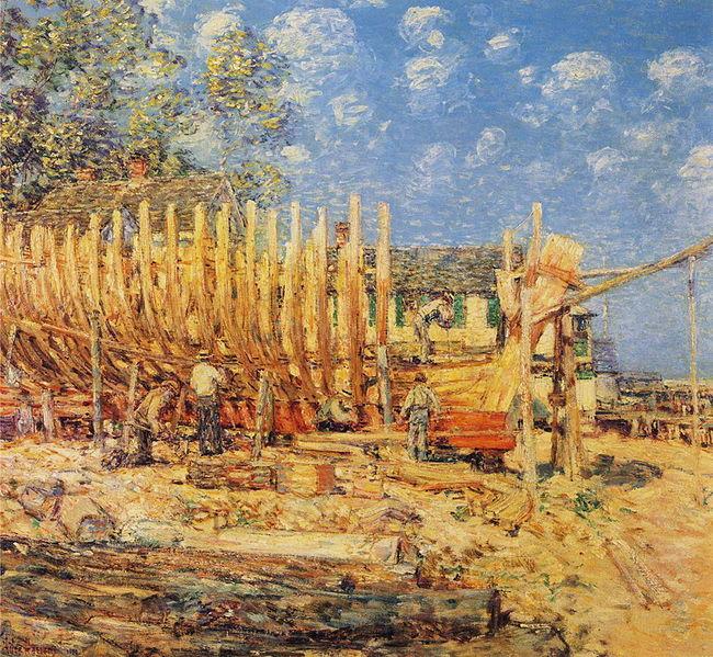 Childe Hassam Provincetown France oil painting art